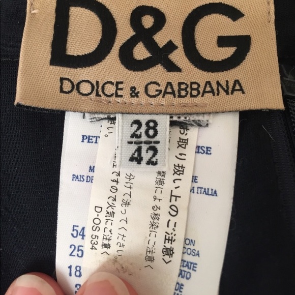 Dolce & Gabbana midi skirt (black) - Picture 3 of 3